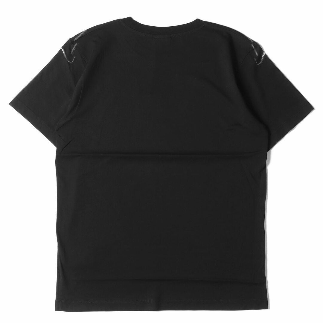 MARCELO BURLON(マルセロブロン)の新品 MARCELO BURLON マルセロ ブロン Tシャツ サイズ:XXS グラフィックプリント クルーネック Tシャツ ETIENNE T-SHIRT CMAA018F17001240 ブラック 黒 トップス カットソー 半袖 【メンズ】 メンズのトップス(Tシャツ/カットソー(半袖/袖なし))の商品写真