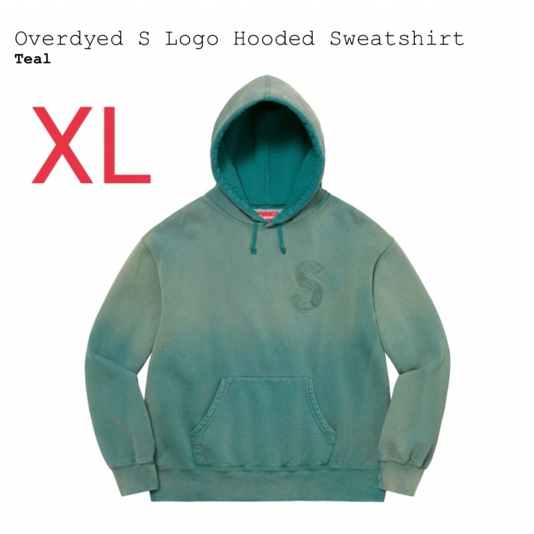 Supreme Overdyed S Logo Hooded Sweatshir