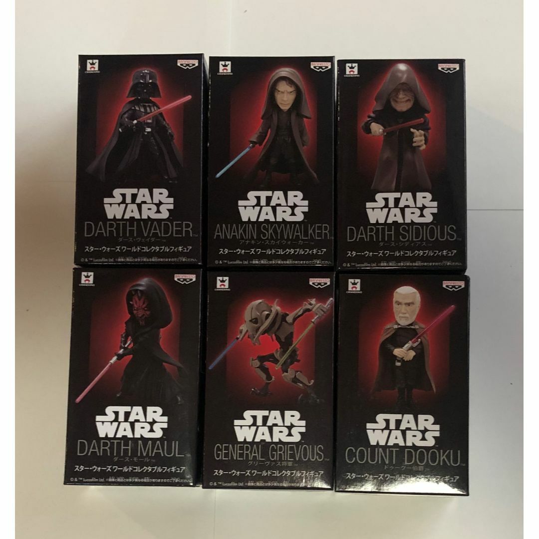 スターウォーズ ワールドコレクタブルフィギュア vol.1 全6種セット