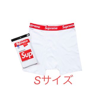 シュプリーム(Supreme)のsupreme ボクサーパンツ 2枚　白 Sサイズ(ボクサーパンツ)