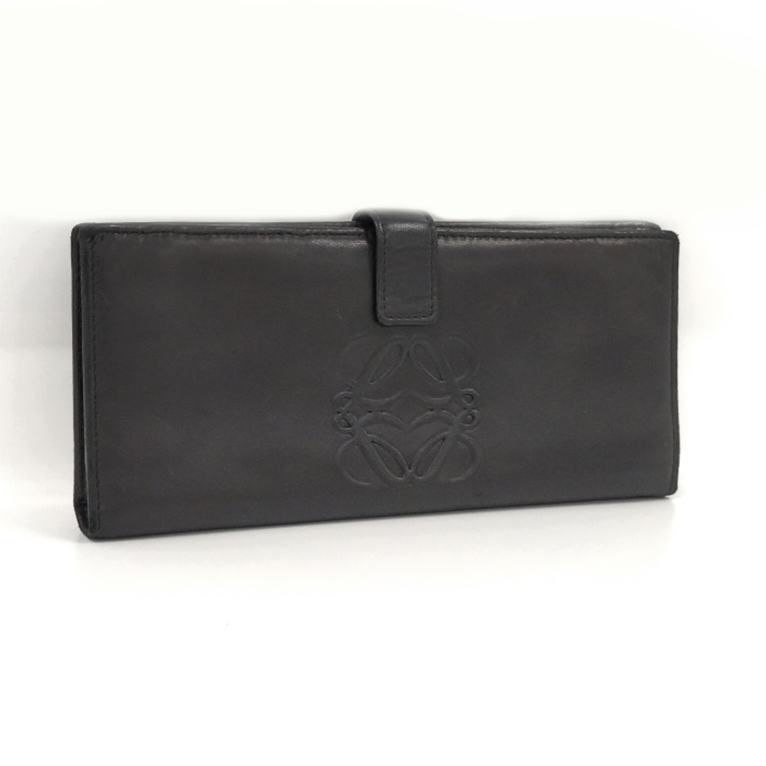 LOEWE(ロエベ)のLOEWE 二つ折り 長財布 レザー ブラック レディースのファッション小物(財布)の商品写真