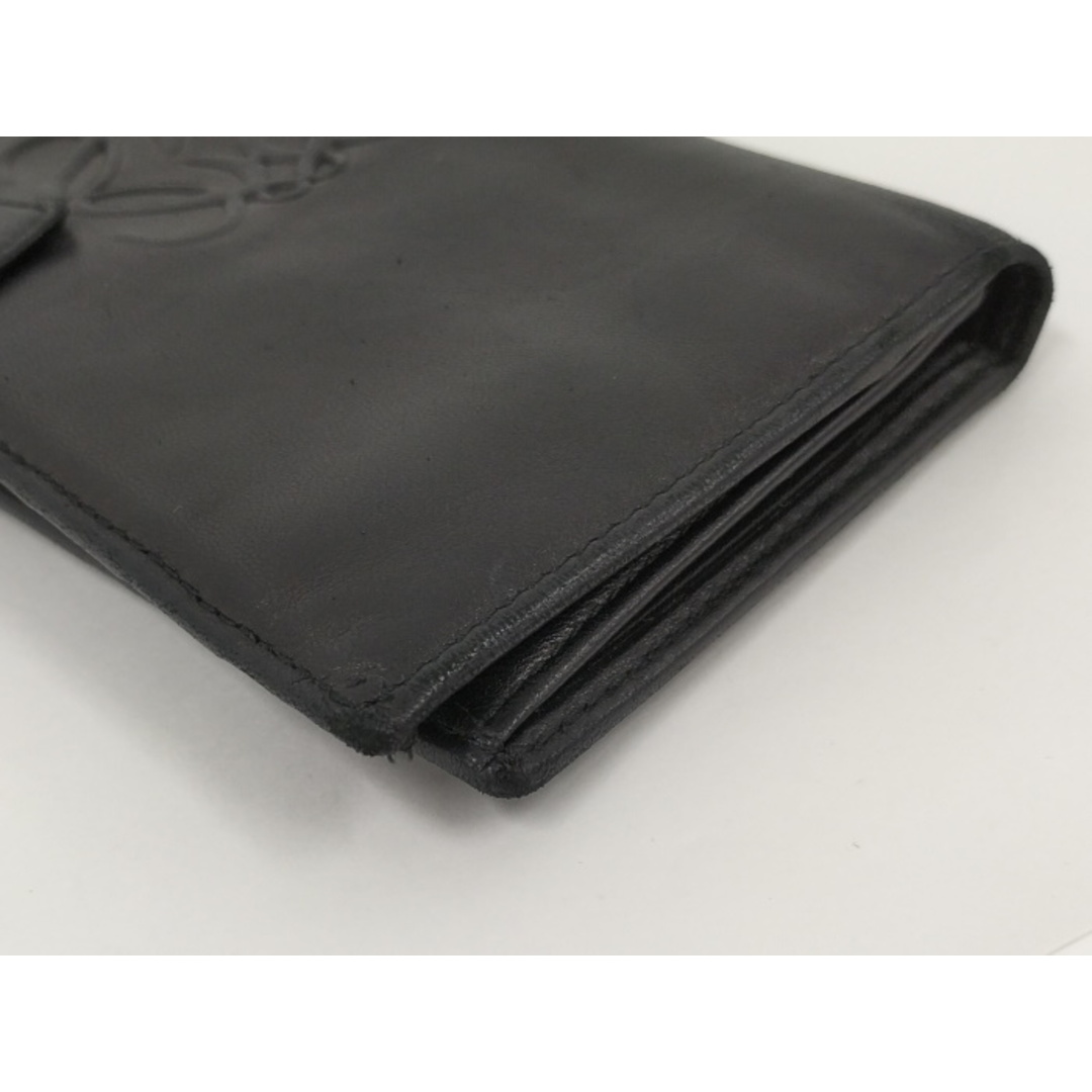 LOEWE(ロエベ)のLOEWE 二つ折り 長財布 レザー ブラック レディースのファッション小物(財布)の商品写真