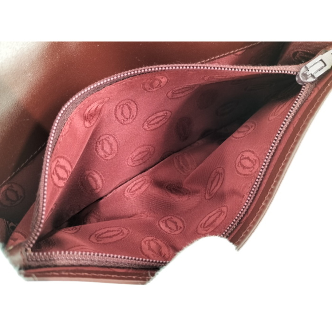 Cartier 二つ折り長財布 ロング ウォレット マストライン レザー