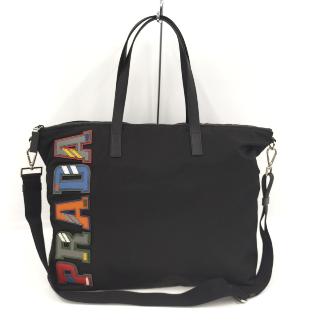 PRADA 2WAYトートバッグ テスート ナイロン ブラック 2VG024