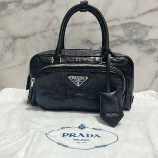 プラダ(PRADA)のPRADA プラダ　ナッパアンティーク ミニポケット トップハンドルバッグ(ハンドバッグ)