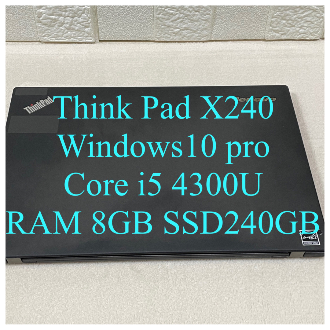 ThinkPad  X240/Core i5/m.2SSD240GB/M8GB