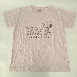 ジェラートピケ(gelato pique)の【未使用】ジェラート ピケ PEANUTS スヌーピー Tシャツ F ピンク PWCT214313 レディース(その他)