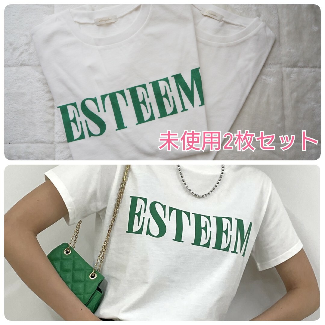 Loungedress(ラウンジドレス)の未使用◆loungedress◆2枚セットパックTシャツ レディースのトップス(Tシャツ(半袖/袖なし))の商品写真