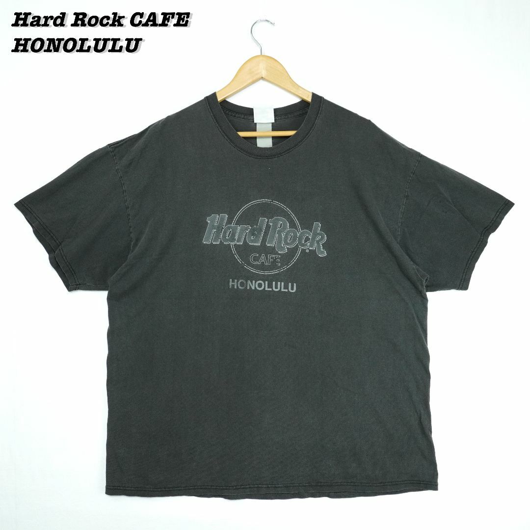 Hard Rock Cafe HONOLULU Tシャツ カットソー ブラック - Tシャツ