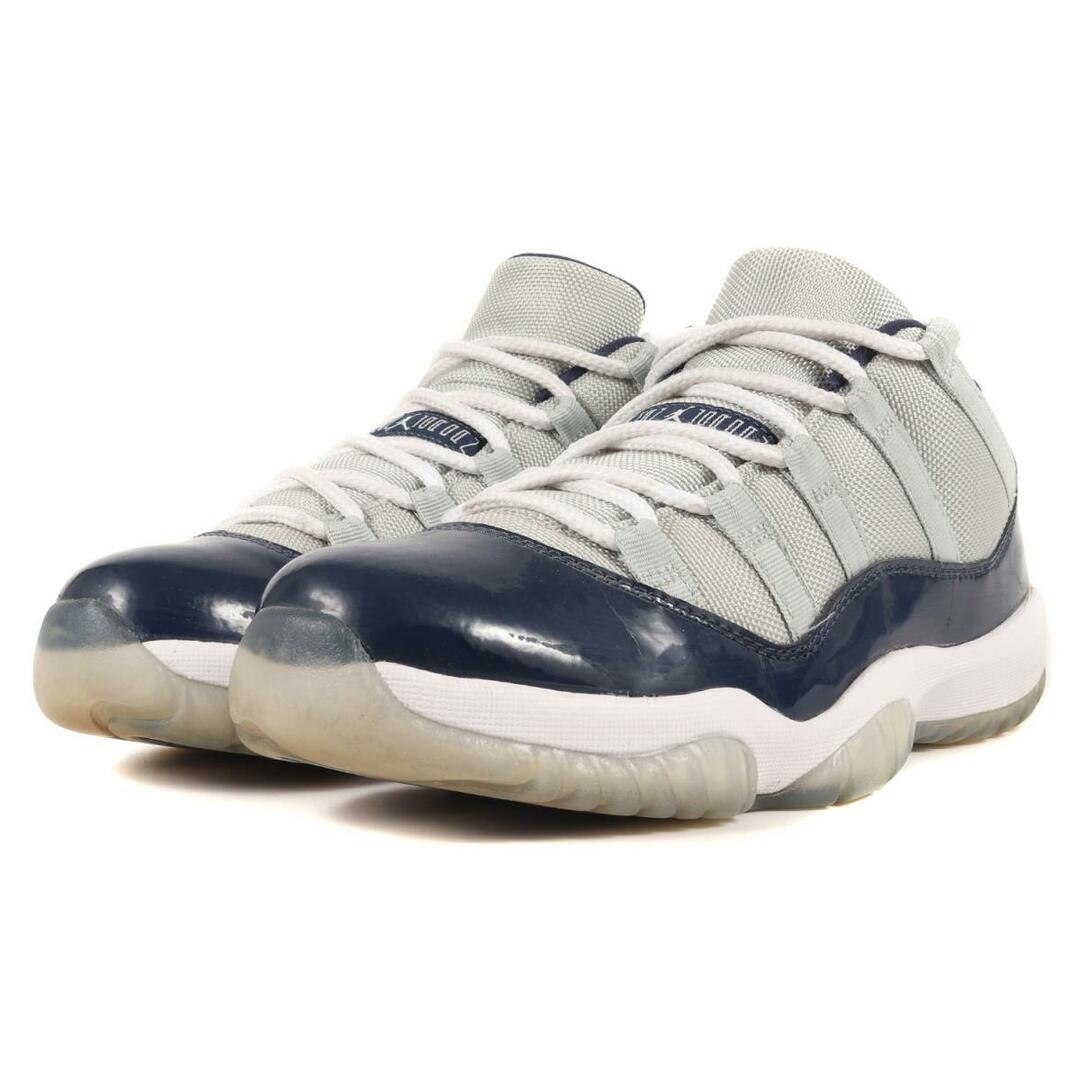 NIKE ナイキ AIR JORDAN 11 RETRO LOW GEORGETOWN (528895-007) エア ジョーダン 11 ロー ジョージタウン グレー ミッドナイトネイビー サイズ：US8 26.0cm スニーカー【メンズ】