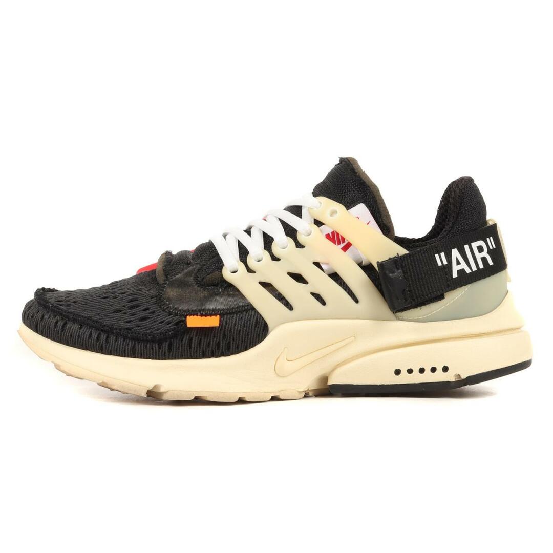 OFF-WHITE(オフホワイト)のOFF-WHITE オフホワイト NIKE THE 10 : AIR PRESTO (AA3830-001) 17AW ナイキ エア プレスト ブラック 黒 サイズ：US7 25.0cm スニーカー コラボ【メンズ】【中古】 メンズの靴/シューズ(スニーカー)の商品写真