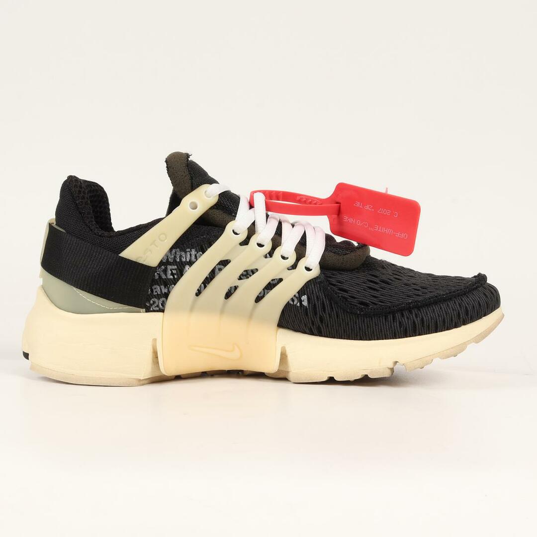 OFF-WHITE オフホワイト NIKE THE 10 : AIR PRESTO (AA3830-001) 17AW ナイキ エア プレスト  ブラック 黒 サイズ：US7 25.0cm スニーカー コラボ【メンズ】【中古】