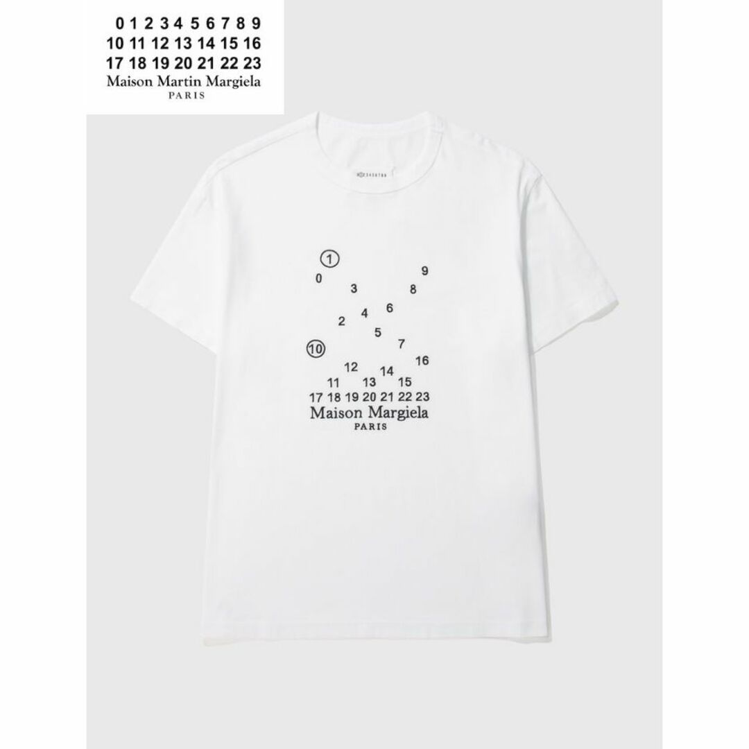 MAISON MARGIELA ロゴ マコ コットンTシャツ