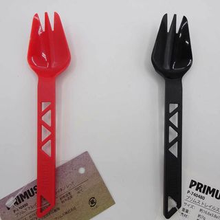 プリムス(PRIMUS)の【未使用】[2点セット] プリムス トレイルスポーク トライタン レッド(P-740490) ブラック(P-740480) PRIMUS アウトドア キャンプ(食器)