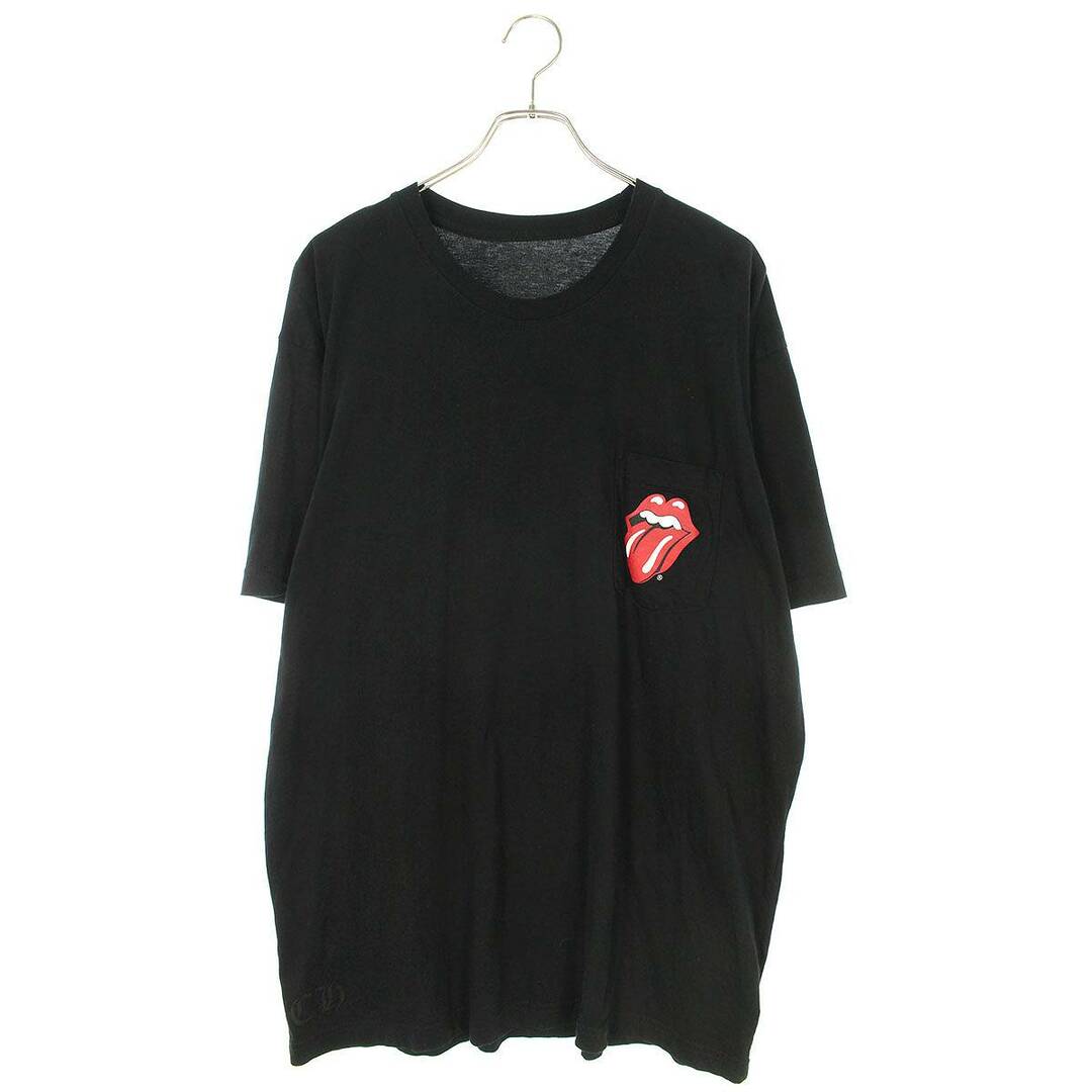 Chrome Hearts(クロムハーツ)のクロムハーツ ×ローリングストーンズ  CH T-SHRT/1 リップアンドタンバックプリントTシャツ メンズ XXL メンズのトップス(Tシャツ/カットソー(半袖/袖なし))の商品写真