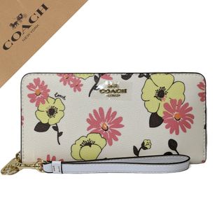 COACH - COACH コーチ・フローラル ファスナー長財布 新品 C1798の通販 ...