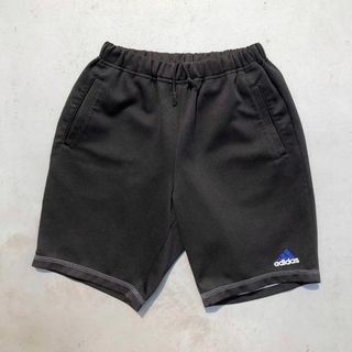 アディダス(adidas)の90s レア アディダス ショートパンツ Oサイズ XL ブラック デサント製(ショートパンツ)