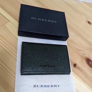 バーバリー(BURBERRY)のo-chang様専用　BURBERRY 名刺入れ 牛革(名刺入れ/定期入れ)