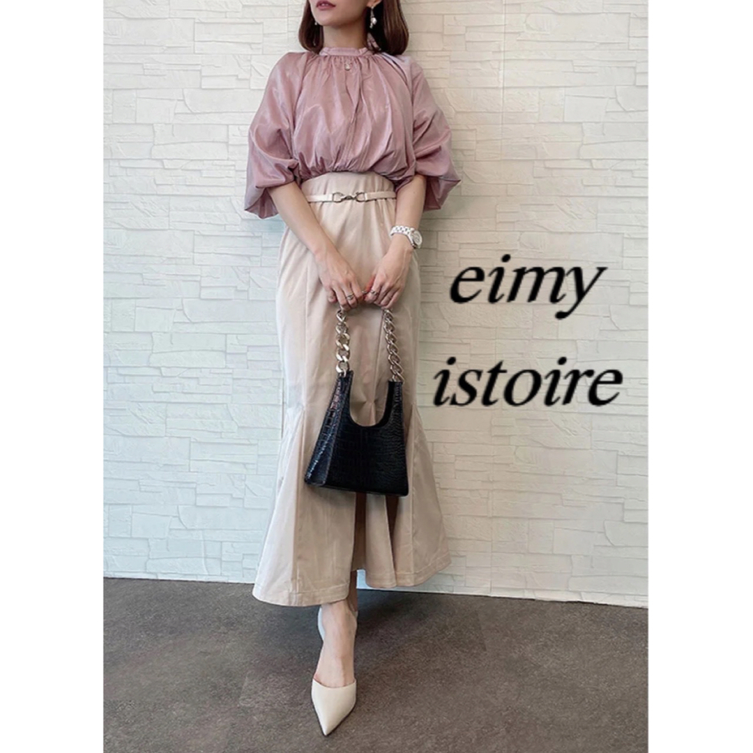 【新品タグ付き】eimy istoire バルーンスリーブマーメー ドワンピース