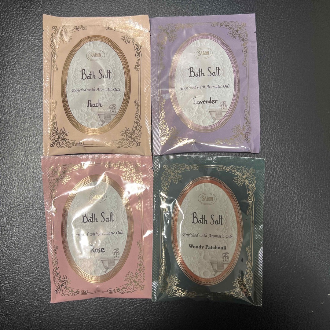 SABON(サボン)のSABON バスソルト4点set コスメ/美容のボディケア(入浴剤/バスソルト)の商品写真