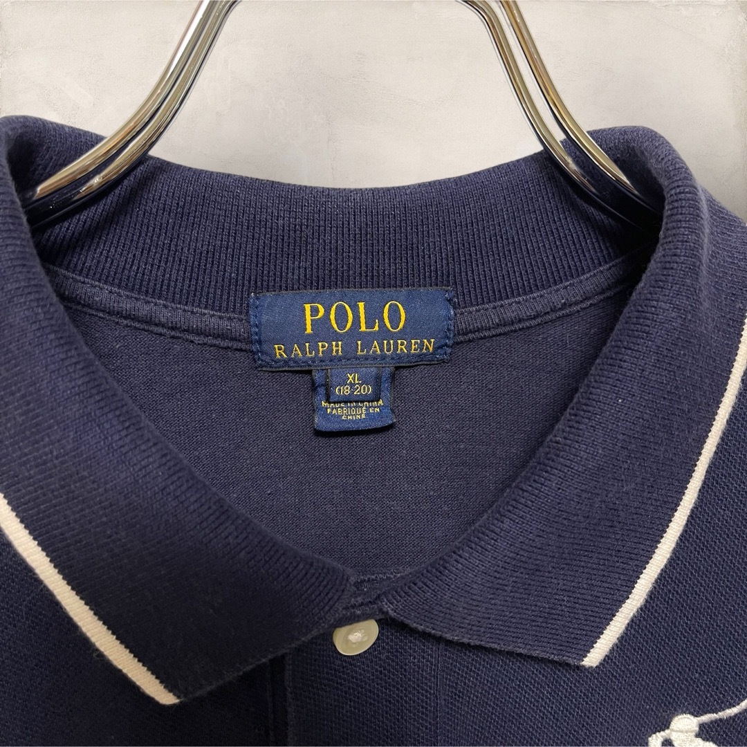 POLO RALPH LAUREN(ポロラルフローレン)のPOLO ポロ ラルフローレン 半袖 ビッグポニー ポロシャツ Lサイズ相当 メンズのトップス(ポロシャツ)の商品写真