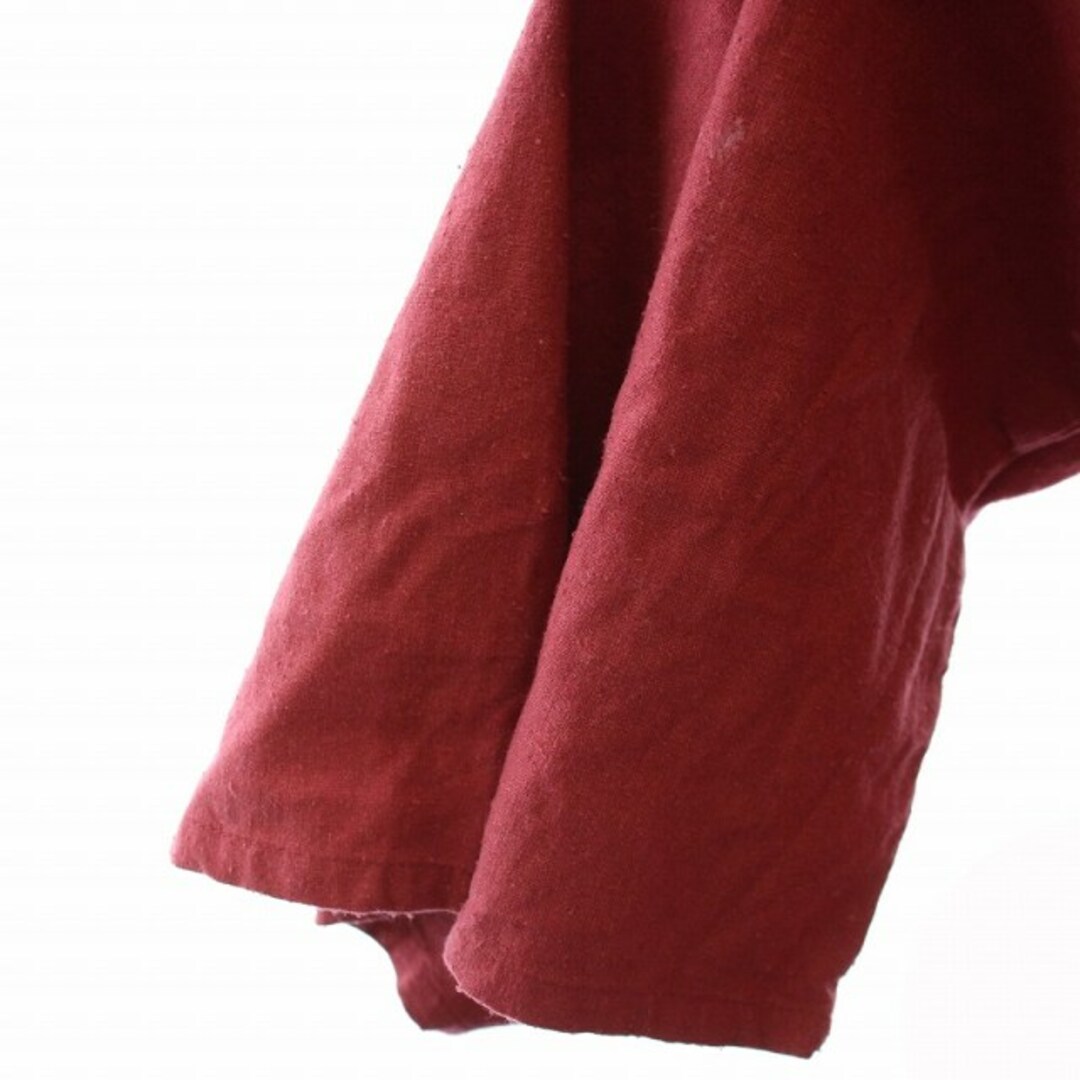 other(アザー)のベースレンジ 22AW ブラウス カットソー 長袖 シルク100％ 赤 レディースのトップス(シャツ/ブラウス(長袖/七分))の商品写真
