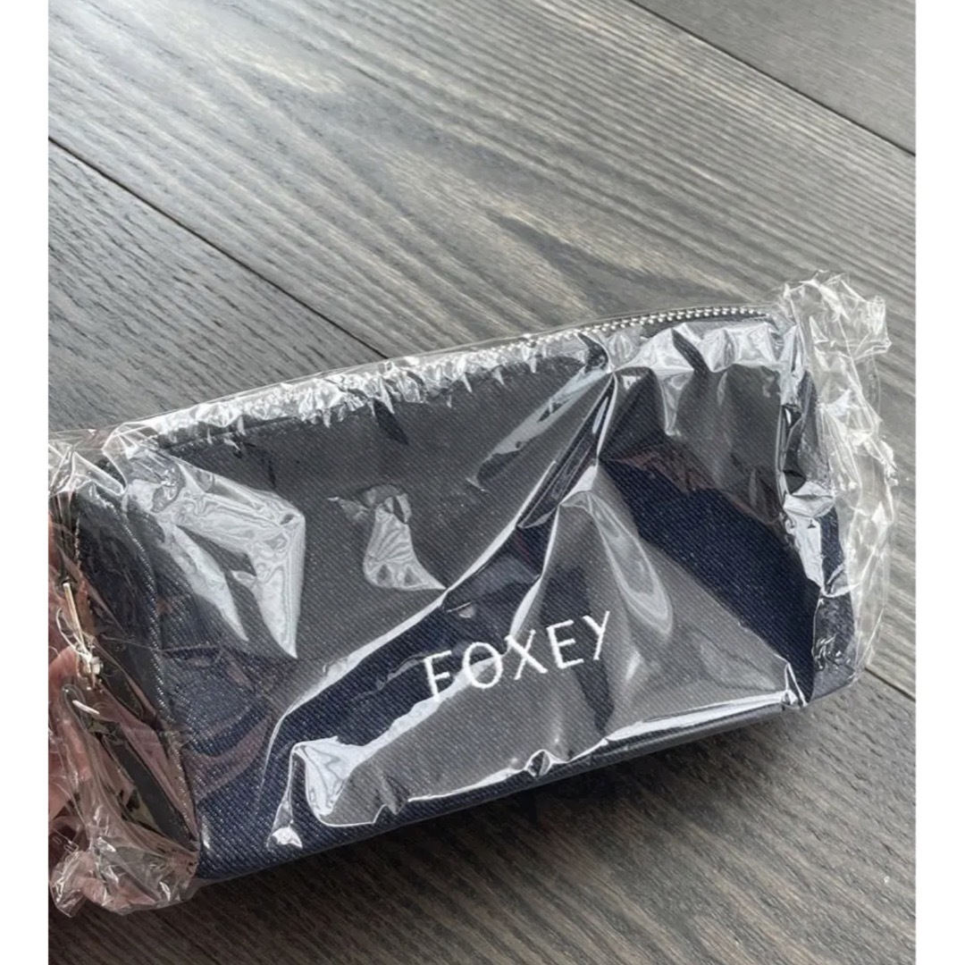 FOXEY - 新品未使用 フォクシー ノベルティ デニムポーチの通販 by pax ...