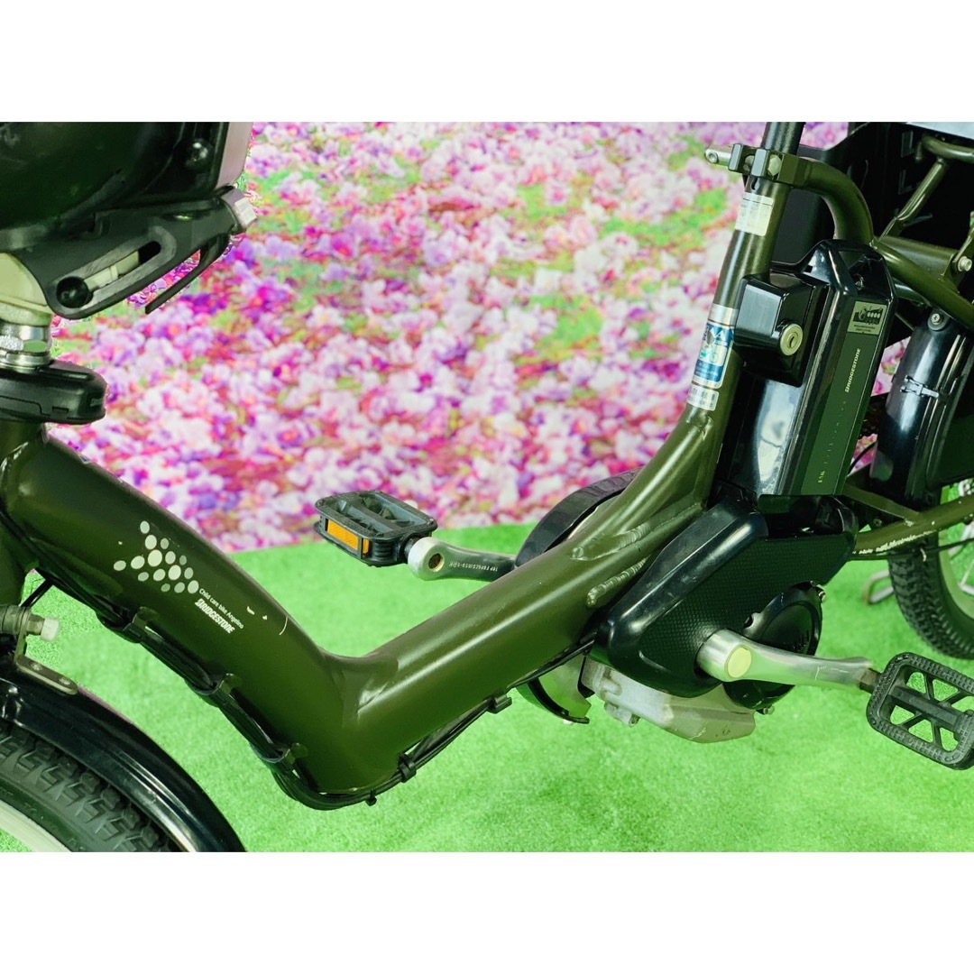 ☆5188子供乗せ電動アシスト自転車ヤマハ3人乗り対応20インチ