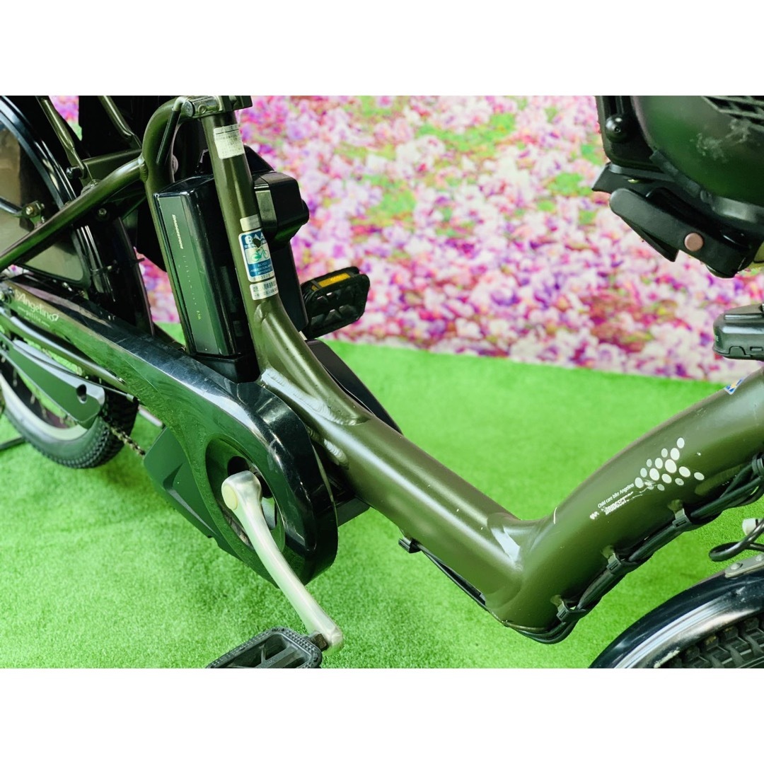 ☆5188子供乗せ電動アシスト自転車ヤマハ3人乗り対応20インチ
