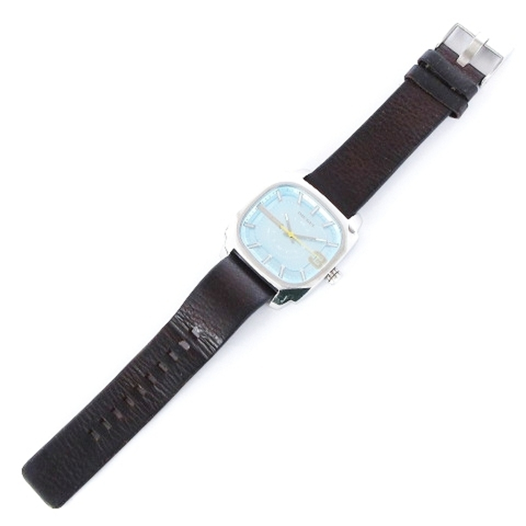 ディーゼル 腕時計 DZ-1654 アナログ クォーツ ブルー シルバーカラー