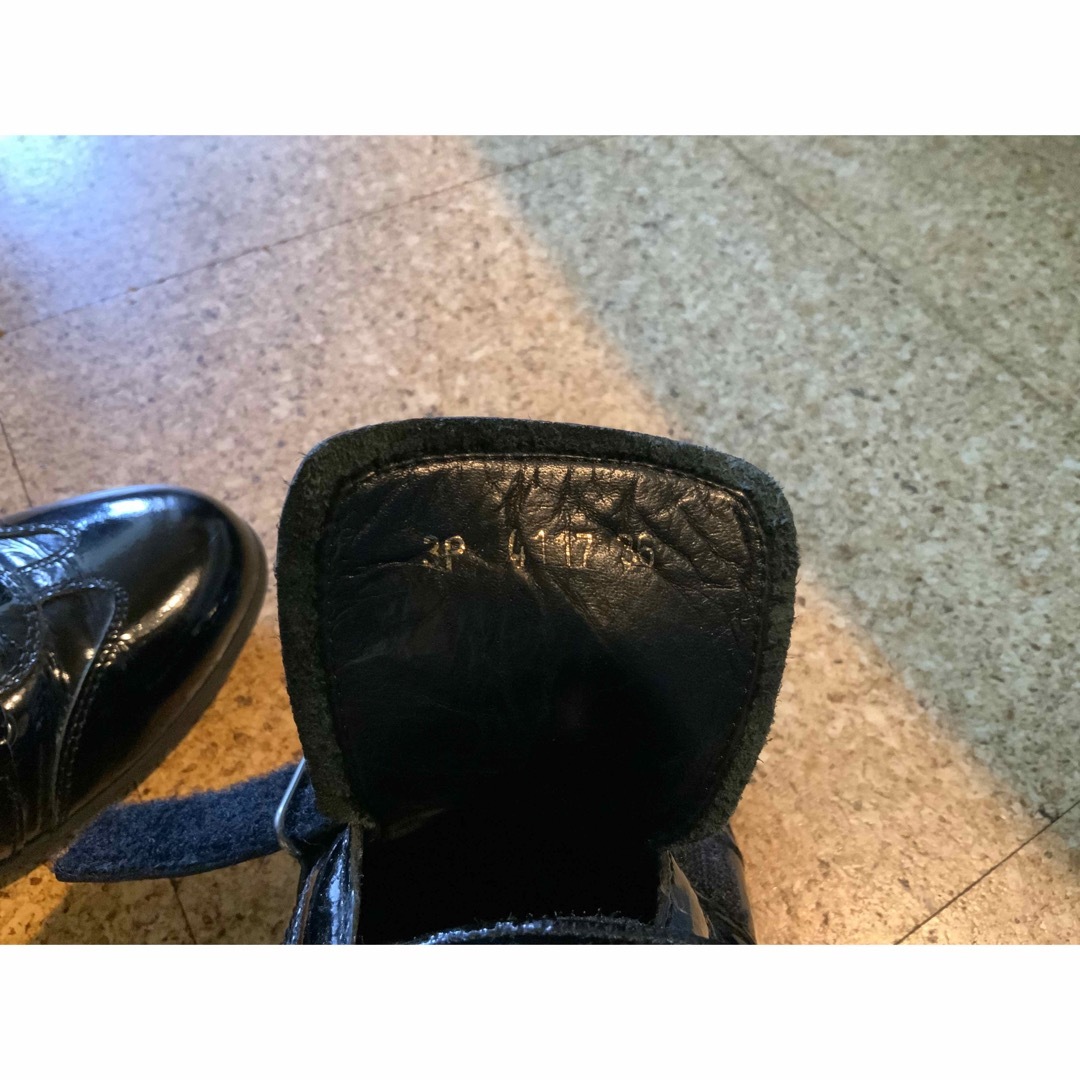 超美品PRADA エナメルleather 36cm sneaker