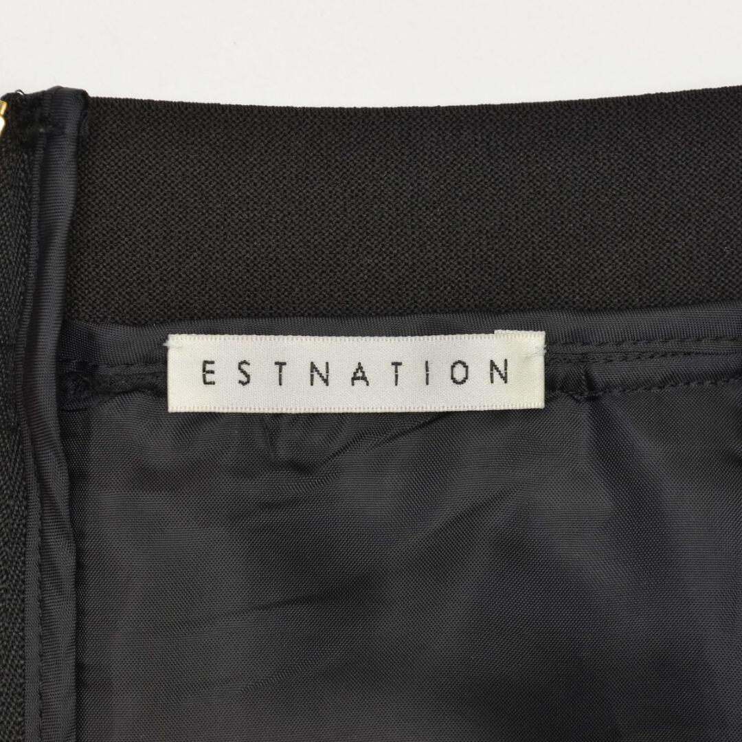 ESTNATION(エストネーション)の【ESTNATION】23SS  ラガーボーダータイトマキシスカート レディースのスカート(ロングスカート)の商品写真