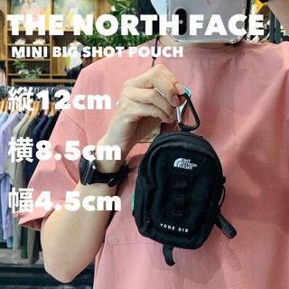 ザノースフェイス(THE NORTH FACE)の4.【人気完売品】韓国限定 ノースフェイス ミニビックショット ポーチ 黒(コインケース/小銭入れ)