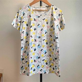 ディズニー(Disney)のミッキー総柄Ｔシャツ(Tシャツ(半袖/袖なし))