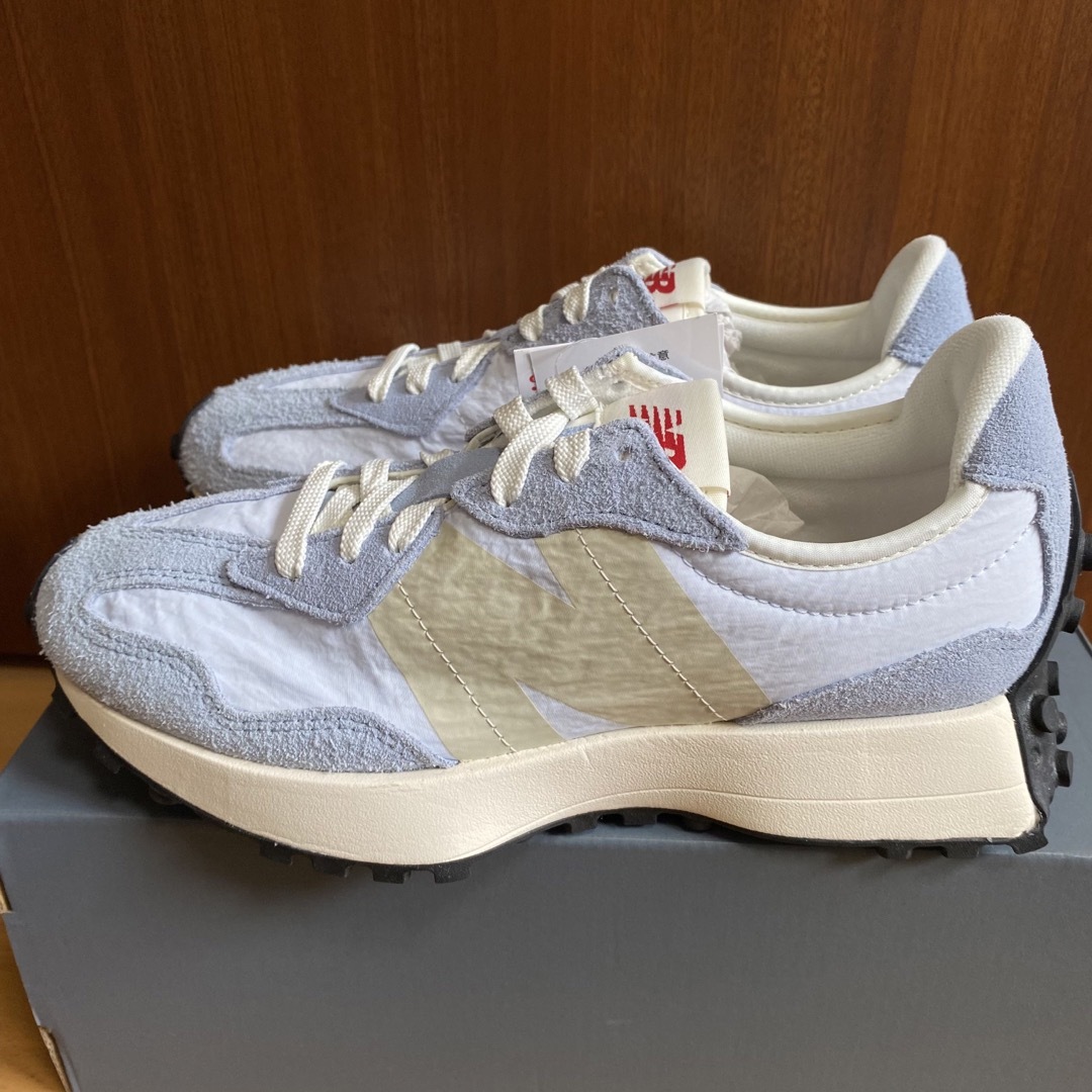 【新品】NEW BALANCE ニューバランス 327 水色 ブルー25.5㎝