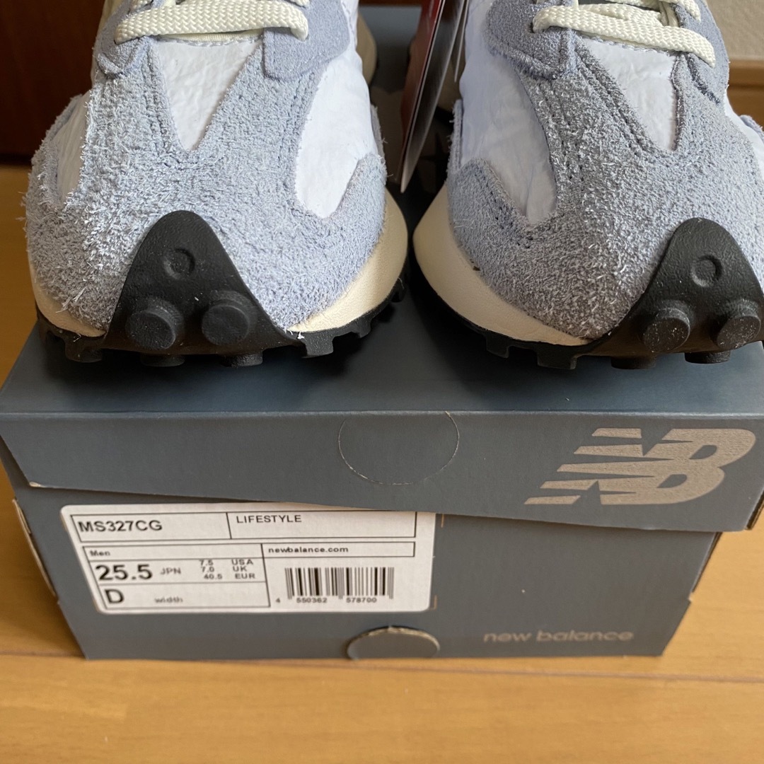 【新品】NEW BALANCE ニューバランス 327 水色 ブルー25.5㎝