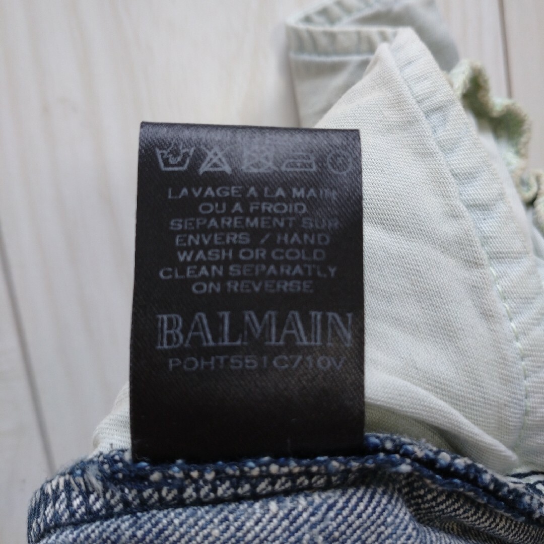 BALMAIN BIKER JEANS 30