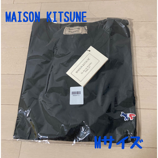 メゾンキツネ(MAISON KITSUNE')の新品　メゾンキツネ    Tシャツ　ブラック　M  黒　トリコロール　フォックス(Tシャツ/カットソー(半袖/袖なし))