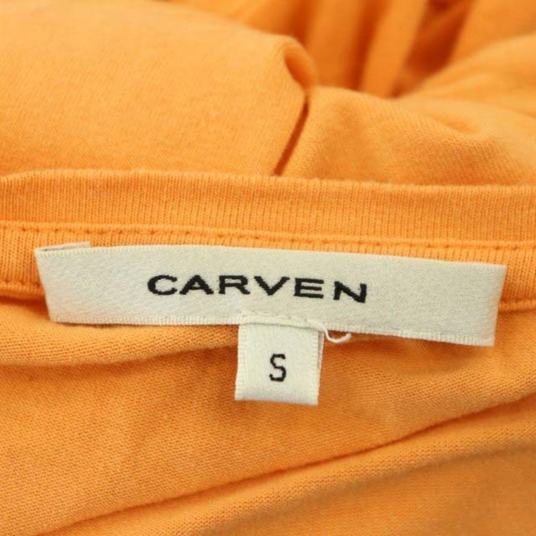 CARVEN(カルヴェン)のカルヴェン ギャザー プルオーバーワンピース ドレス 半袖 ひざ丈 S レディースのワンピース(ひざ丈ワンピース)の商品写真
