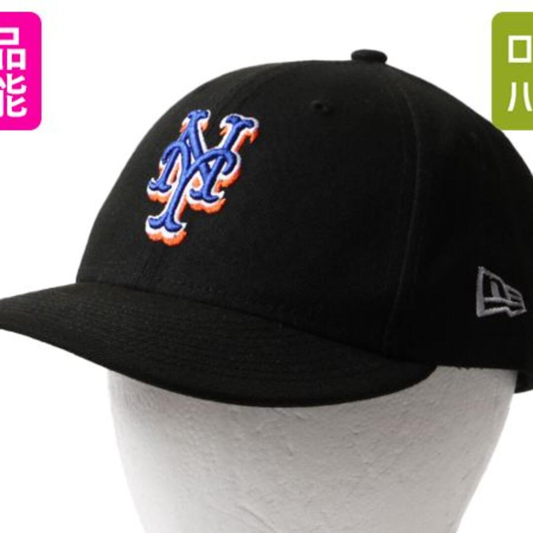 新品 ニューエラ メッツ ベースボール キャップ 帽子 MLB オフィシャル 黒