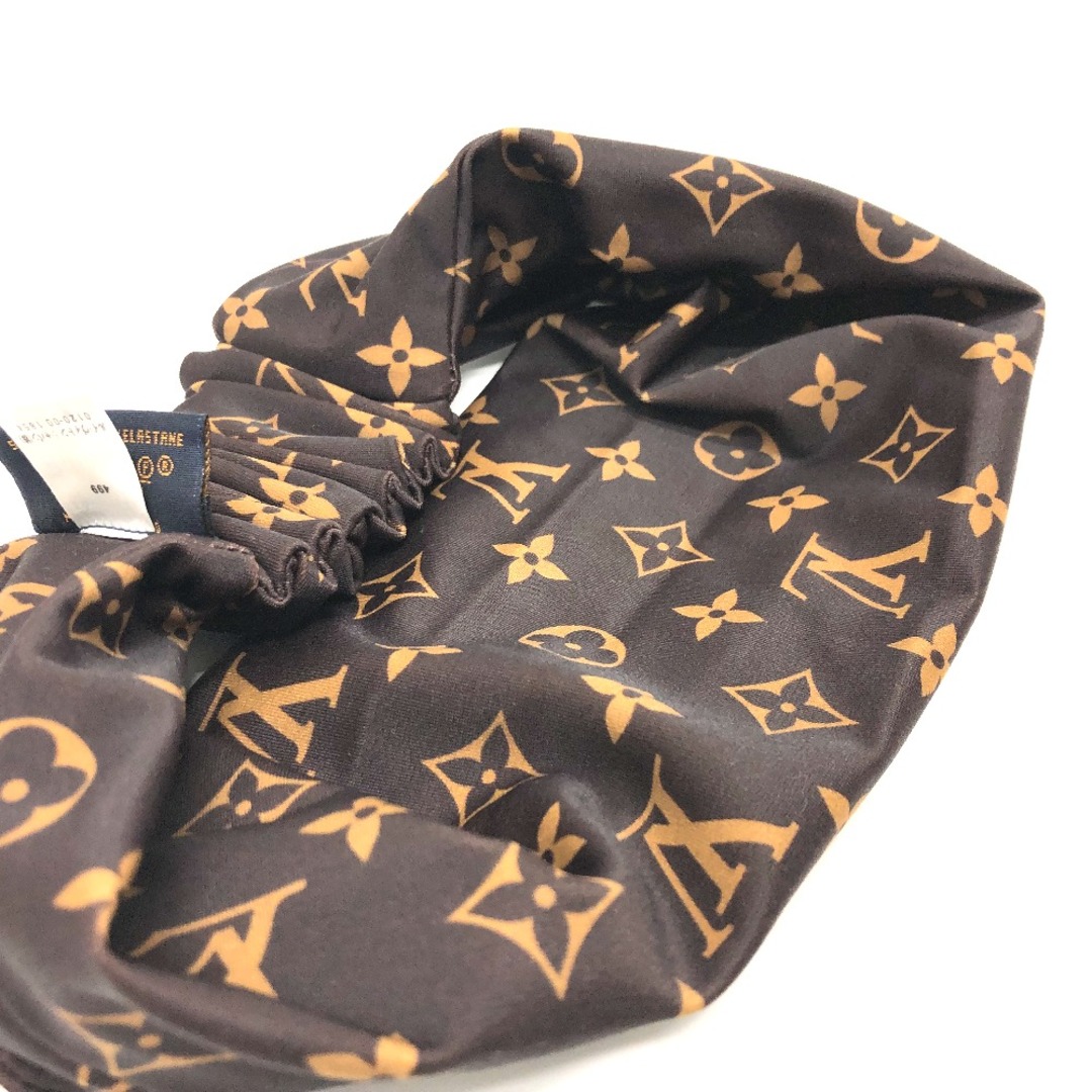 ルイヴィトン LOUIS VUITTON ヘッドバンド MP2840 モノグラム ファッション小物 ヘアバンド ナイロン ブラウン 美品