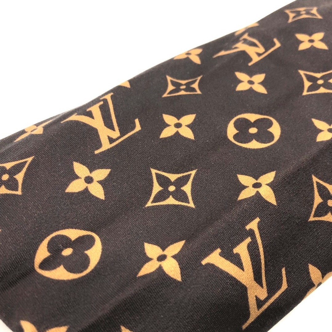 ルイヴィトン LOUIS VUITTON ヘッドバンド MP2840 モノグラム ファッション小物 ヘアバンド ナイロン ブラウン 美品