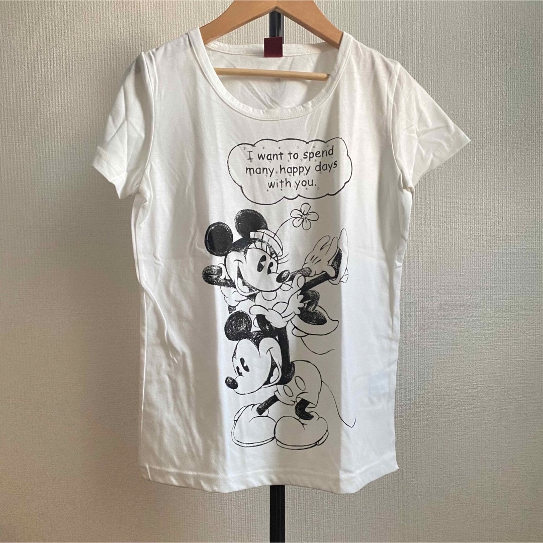 Disney(ディズニー)のミッキーマウス ミニーマウス Tシャツ レディースのトップス(Tシャツ(半袖/袖なし))の商品写真