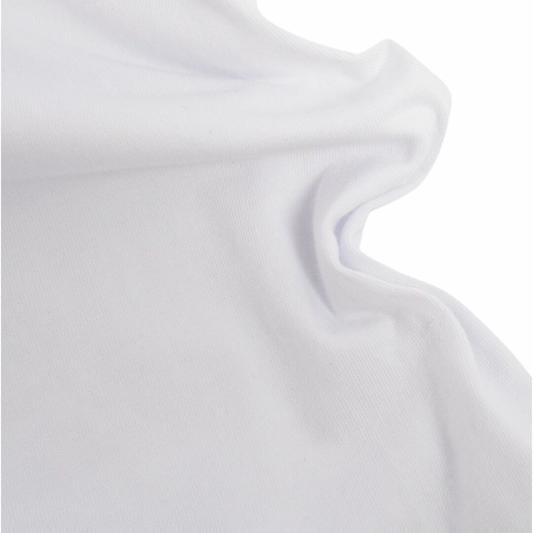 美品 モンクレール MONCLER Tシャツ カットソー ロングスリーブ クルーネック ロゴ コットン トップス メンズ M ホワイト 3