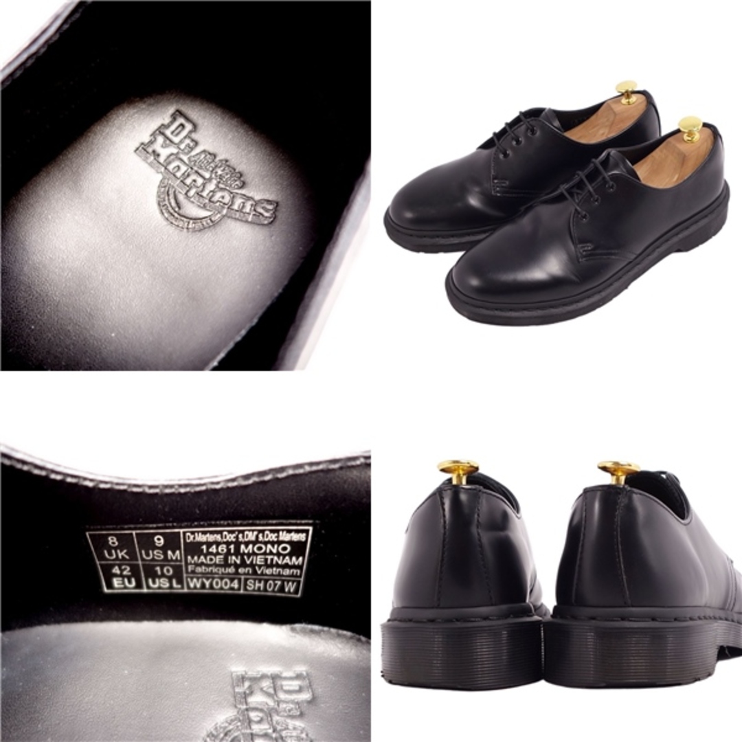 美品 ドクターマーチン Dr.Martens レザーシューズ ダービーシューズ 1461 3ホール スムースレザー シューズ メンズ UK8 EU42  US9(27cm相当) ブラック