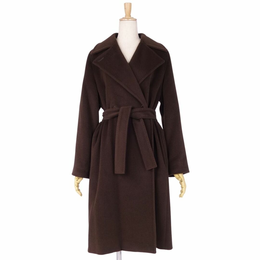 Max Mara - 美品 マックスマーラ Max Mara コート ベルト付き ロング