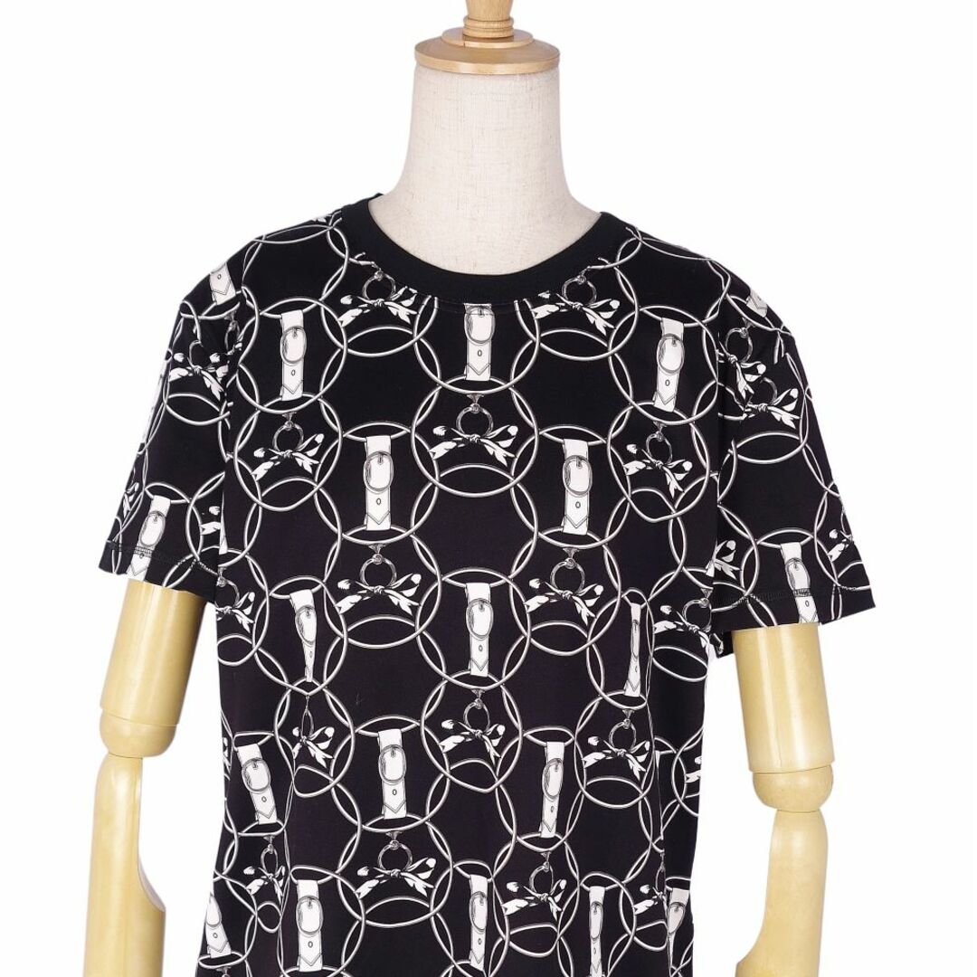 未使用 エルメス HERMES Tシャツ 22AW カットソー Promenade du Matin トップス レディース フランス製 42(L相当) ブラック/ホワイト 未使用 エルメス HERMES Tシャツ 22AW カットソー Promenade du Matin トップス レディース フランス製 42(L相当) ブラック/ホワイト