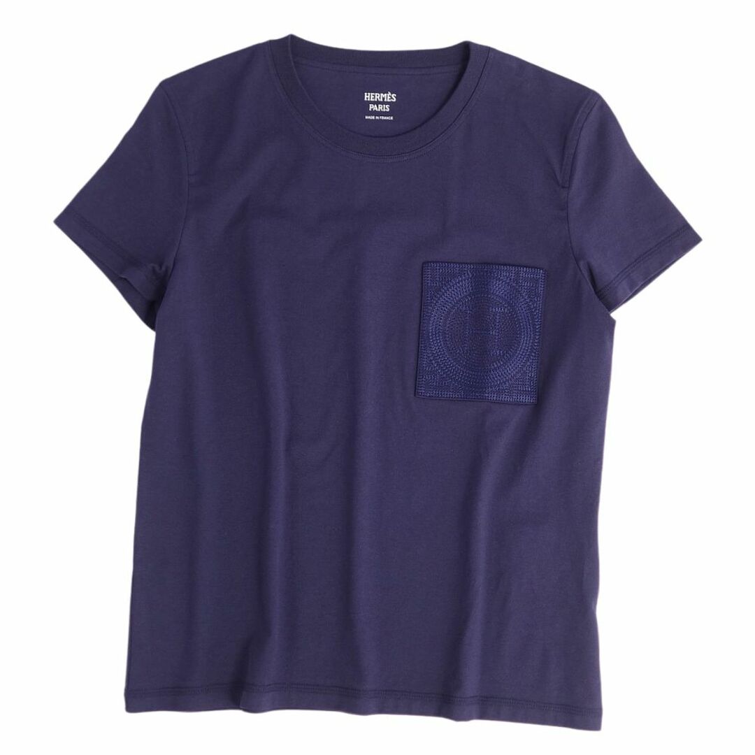 HERMES エルメス Tシャツ・カットソー S 紺