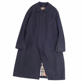 バーバリー(BURBERRY)のバーバリー ロンドン BURBERRY LONDON コート ライナー付き ステンカラーコート バルマカーンコート コットン100％ アウター メンズ 92-170-5(L相当) ネイビー(ステンカラーコート)