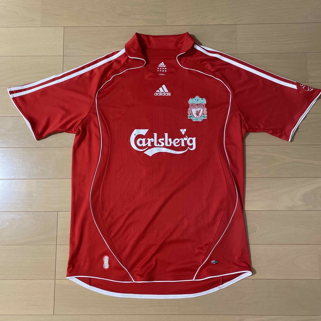 adidas(アディダス)のLiverpool リヴァプール 06-08 ユニフォーム 古着 メンズのトップス(Tシャツ/カットソー(半袖/袖なし))の商品写真